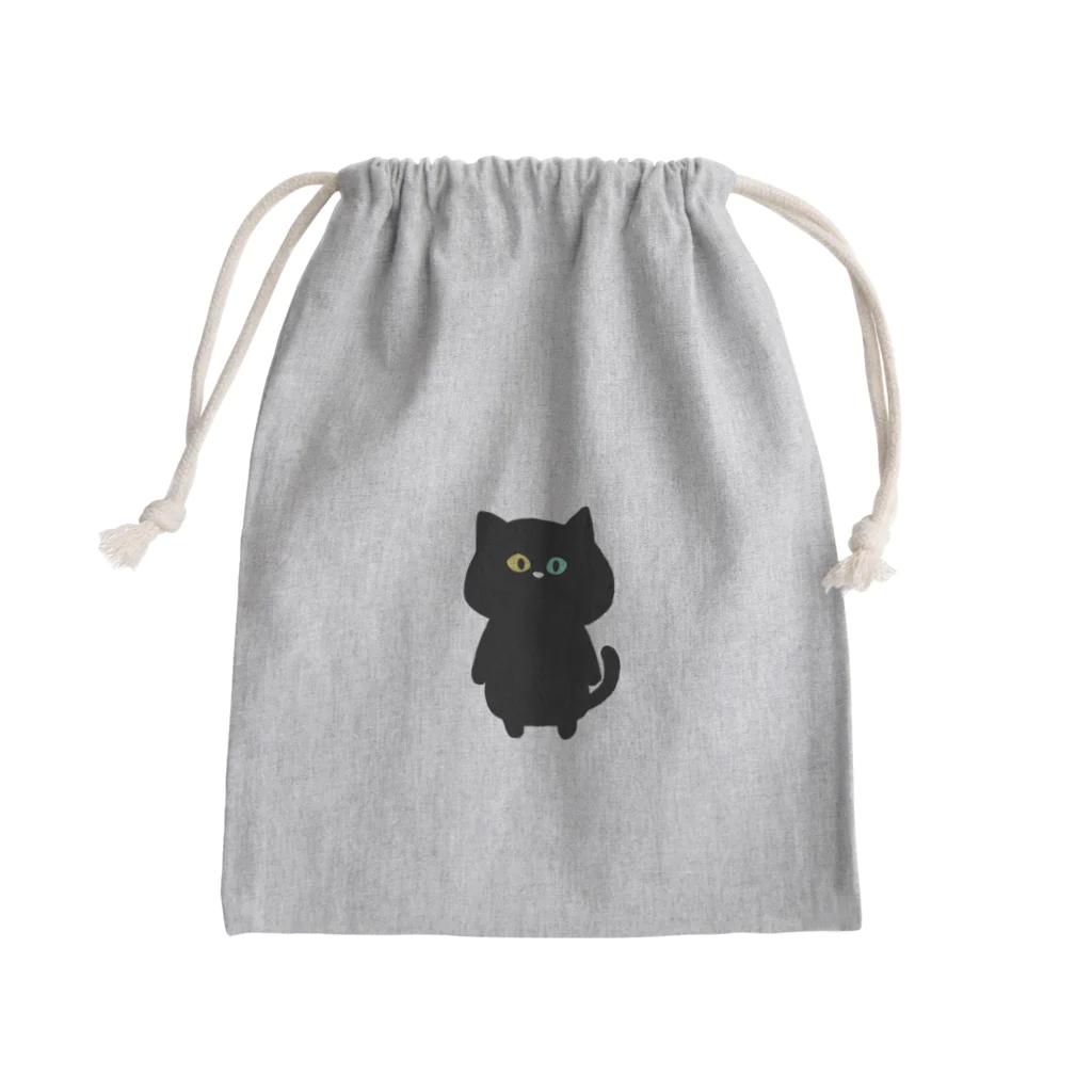 ネムうまるの黒猫 しじみさん Mini Drawstring Bag