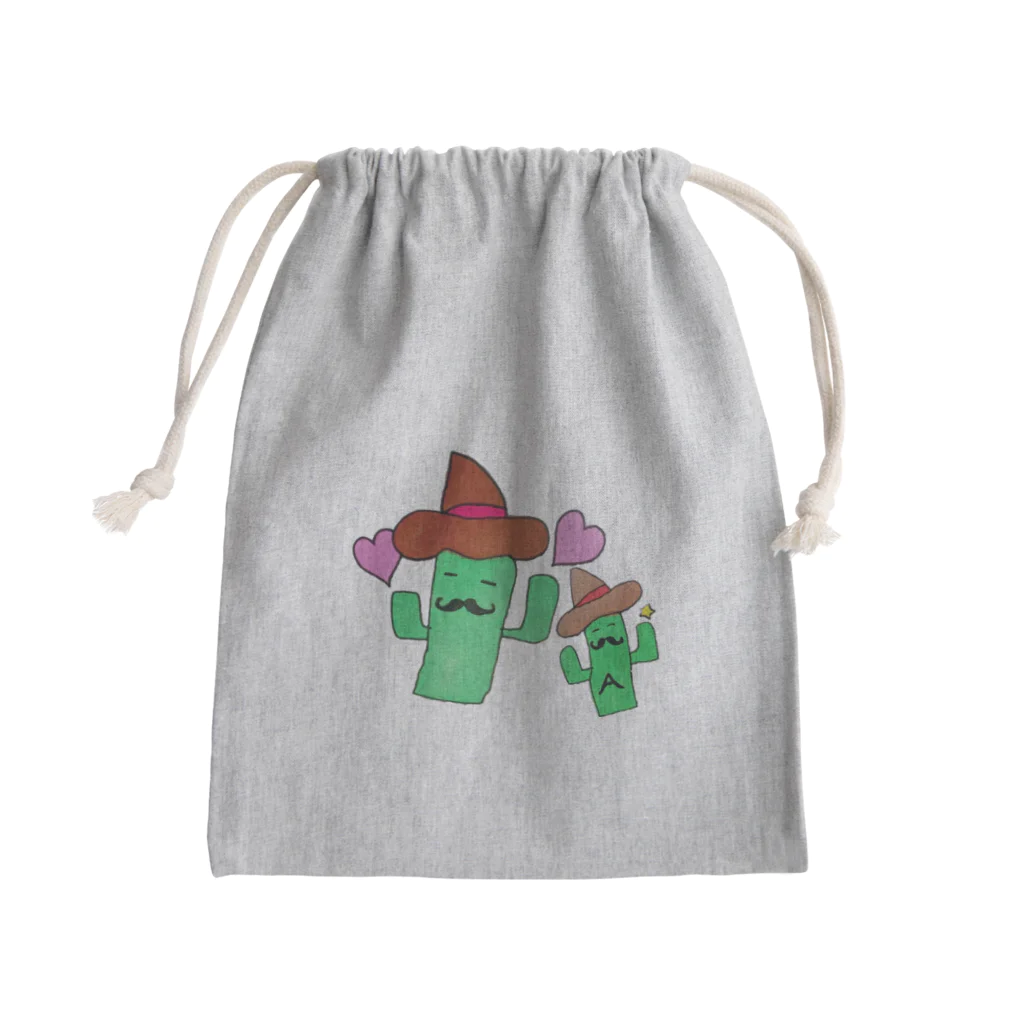 あや姉🌵の今日も今日とて Mini Drawstring Bag