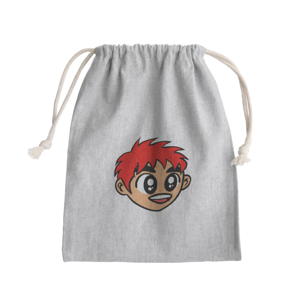 じゅうに（Jyuuni）の0007・赤い髪の少年（じゅうにブランド） Mini Drawstring Bag
