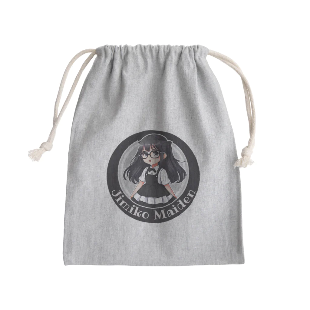 Jimiko Maiden (ジミコメイデン)の【Jimiko Maiden】おどろきメイド Mini Drawstring Bag