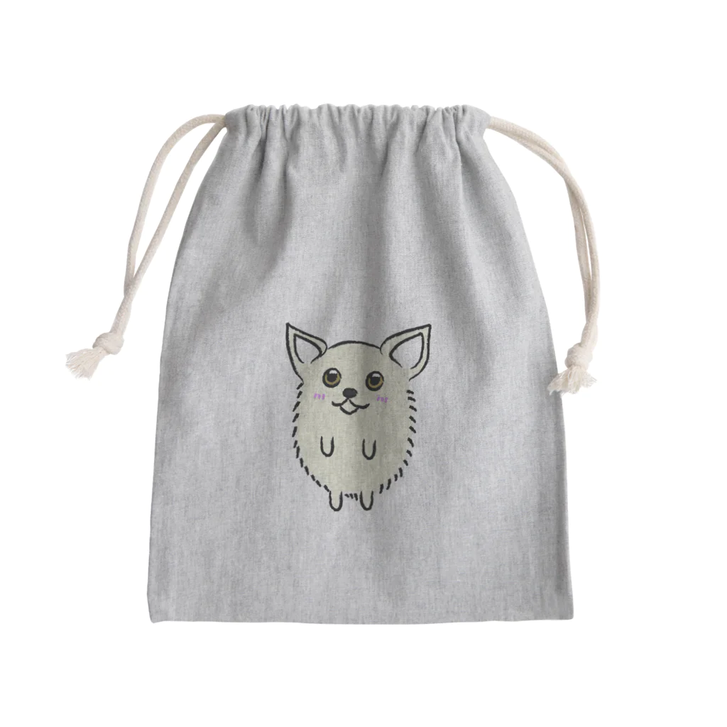 チワワのメロとミルク　「まんまるいぬ」YouTuber犬のチワワのミルクのグッズ Mini Drawstring Bag