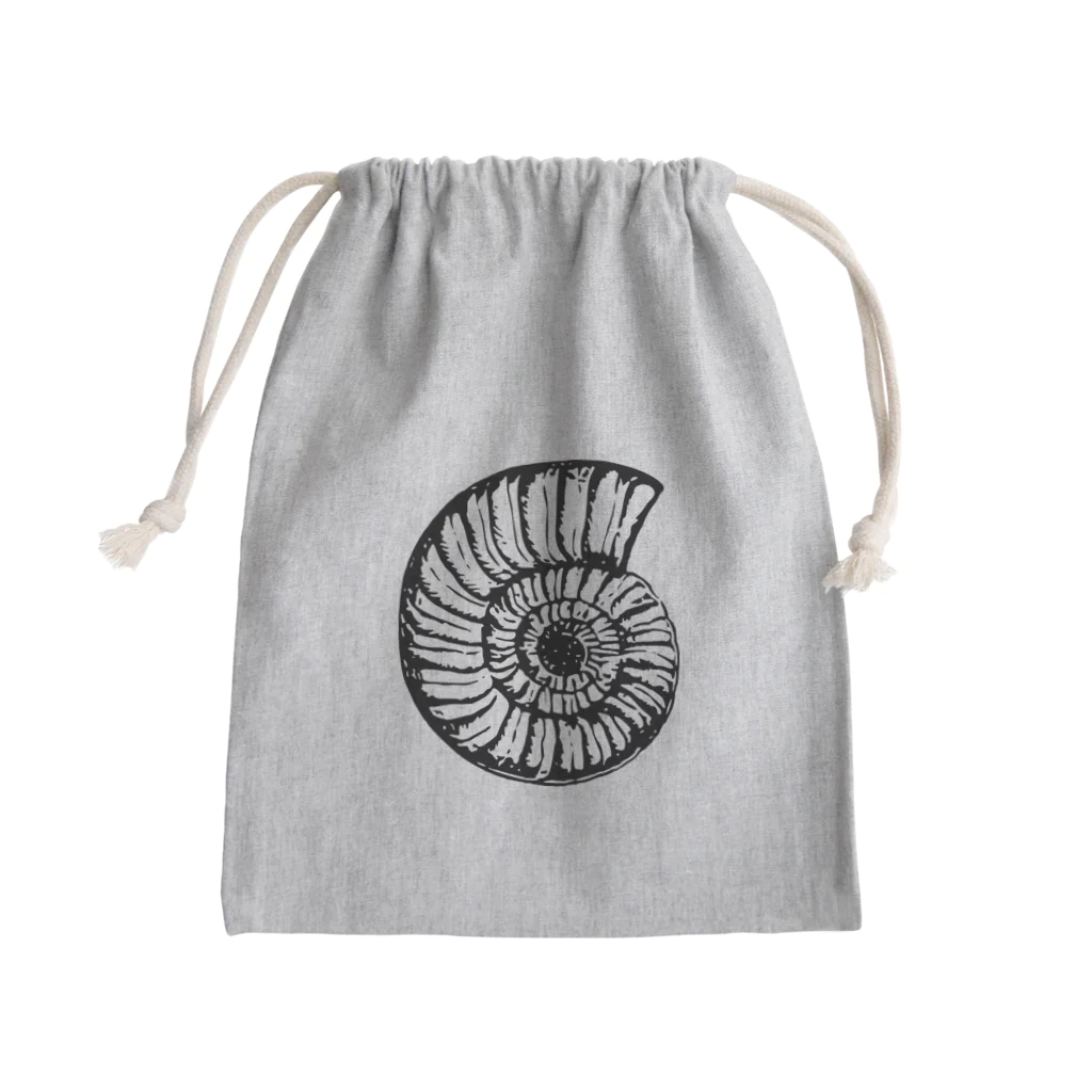 KaeruWorksのAmmonoidea Mini Drawstring Bag