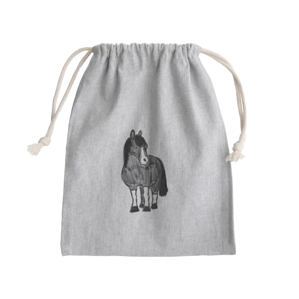 hokkaidomomongaの青鹿毛 Mini Drawstring Bag