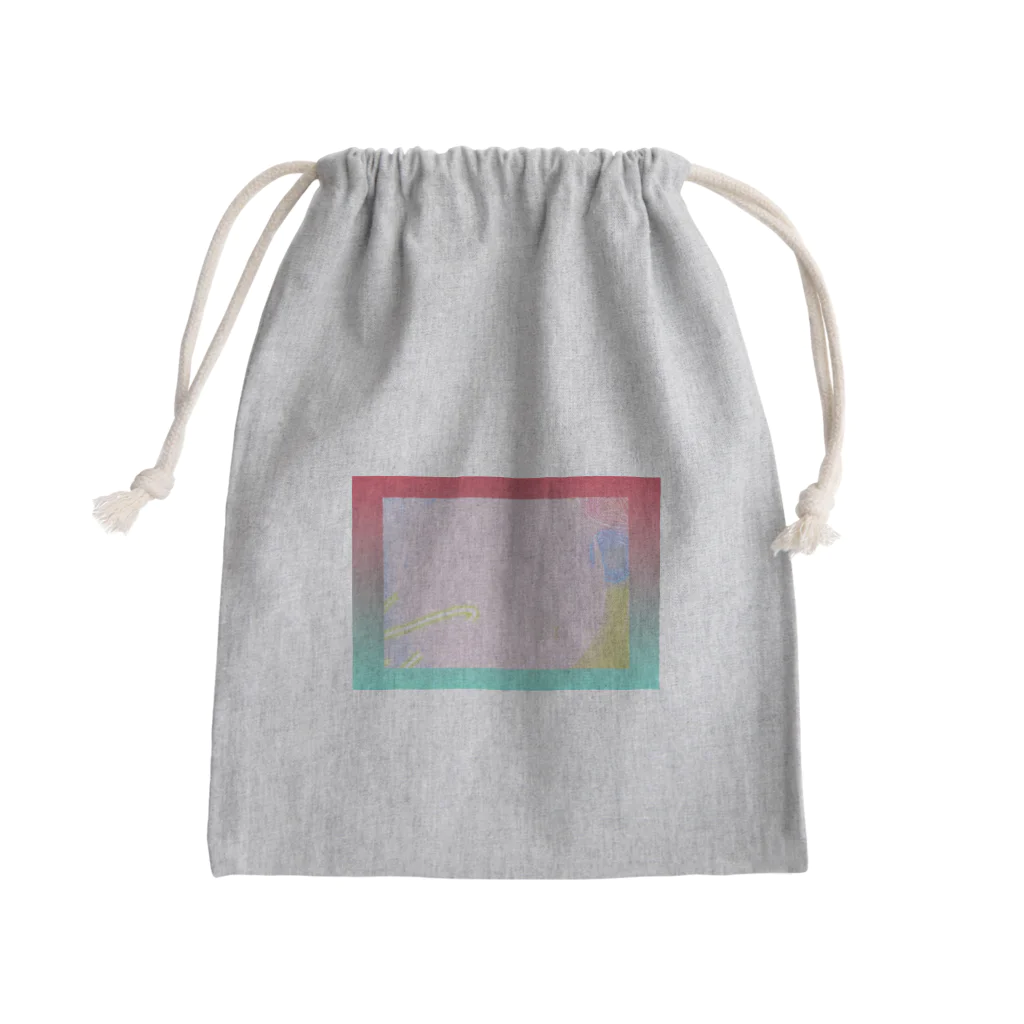 サノズのポップでのんびりな感じのイラスト風加工写真 Mini Drawstring Bag