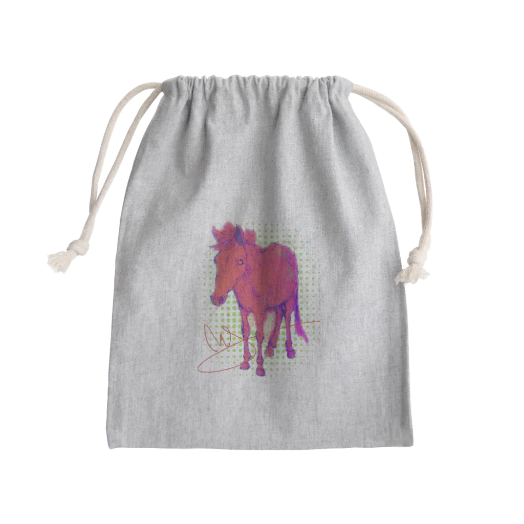 Flowing Art のうまくいく Mini Drawstring Bag