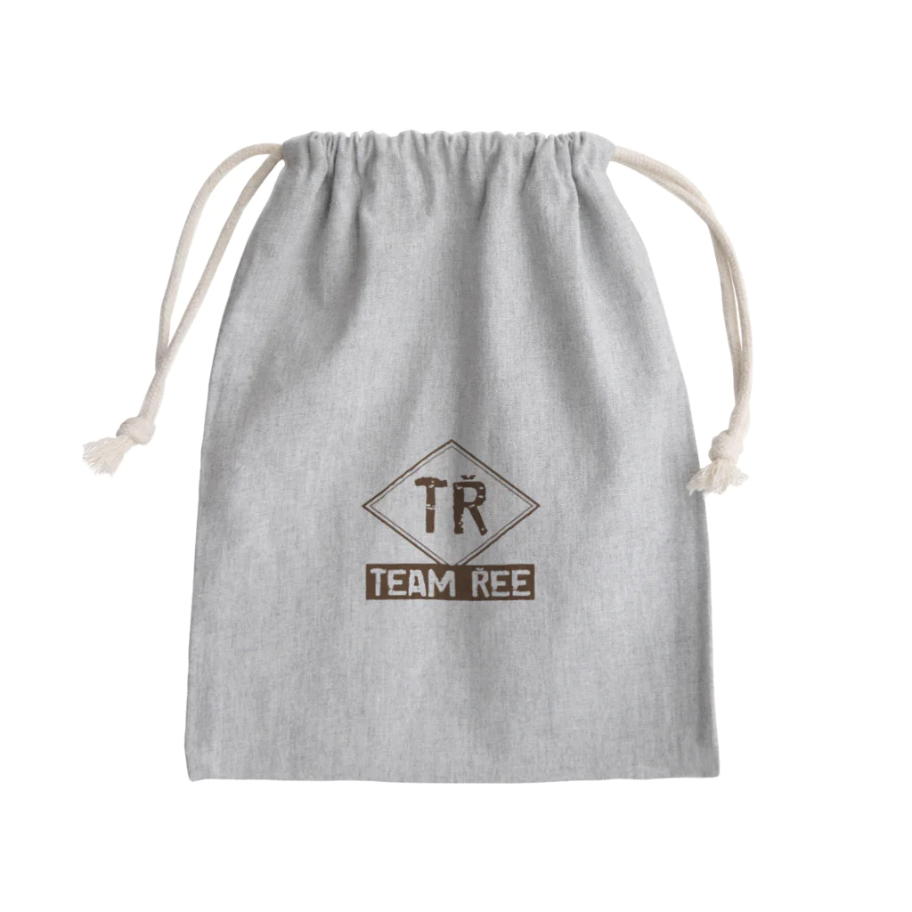 チームりぃの部室のチームりぃ(ブラウン) Mini Drawstring Bag