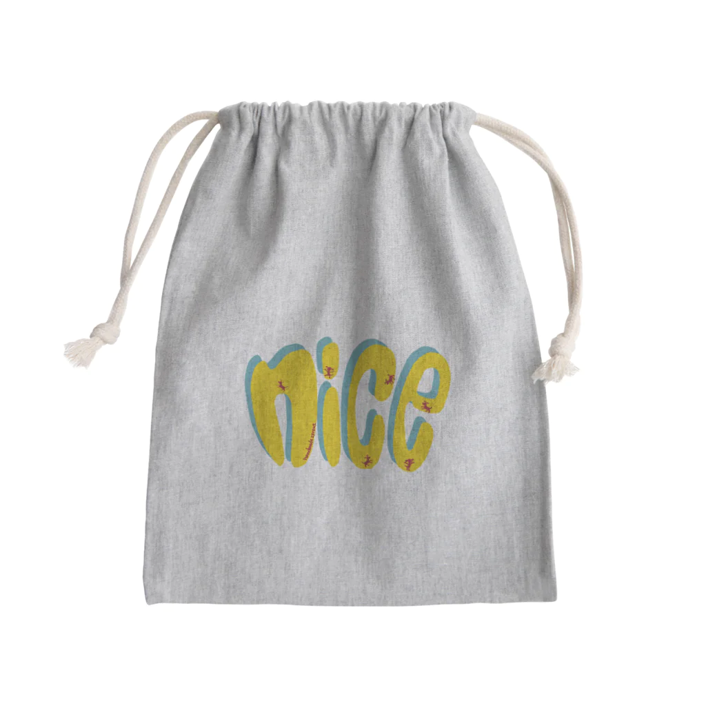 スプラウトありんこのおみせのスプラウトのnice dog Mini Drawstring Bag