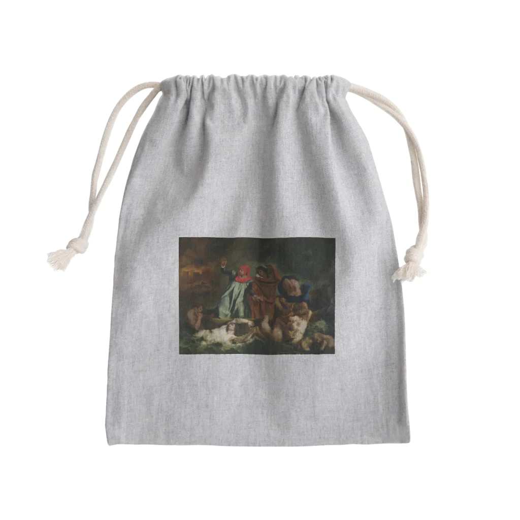世界美術商店のダンテの小舟 / The Barque of Dante Mini Drawstring Bag