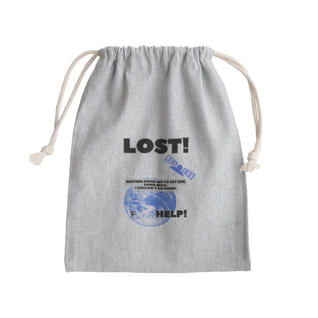 ㌍のるつぼのI got lost. Mini Drawstring Bag