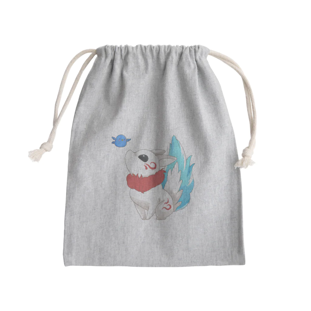 【公式】モンスターテクノロジーの鳥さんとコナリ Mini Drawstring Bag