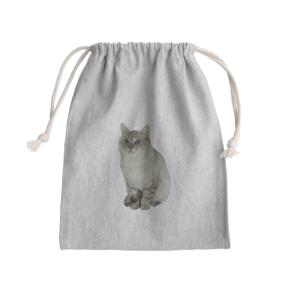 元野良猫しらたまグッズの元野良猫しらたま Mini Drawstring Bag