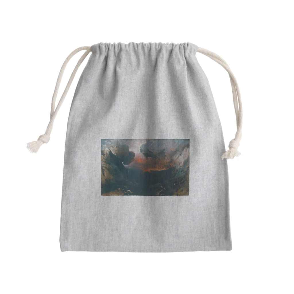 世界美術商店の神の大いなる怒りの日 / The Great Day of His Wrath Mini Drawstring Bag