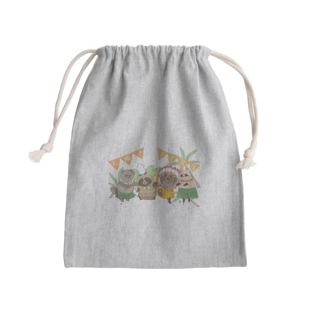 たぬきフェスタのたぬきフェスタグッズ Mini Drawstring Bag