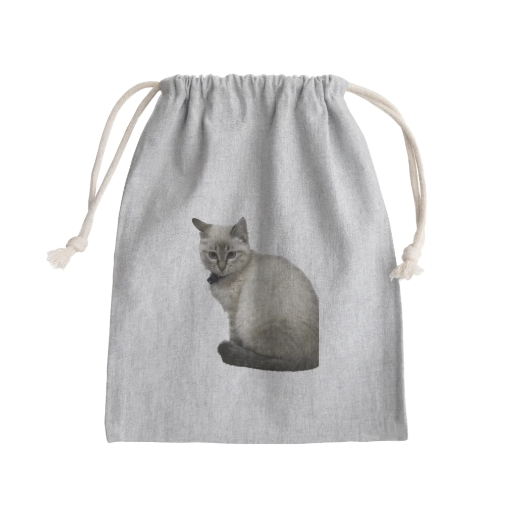 しゅりとねこのもかもか Mini Drawstring Bag