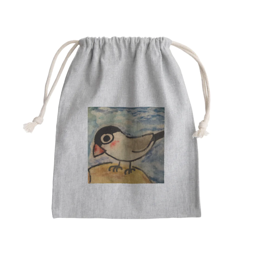 桜文鳥そらワールドの桜文鳥そらちゃん Mini Drawstring Bag