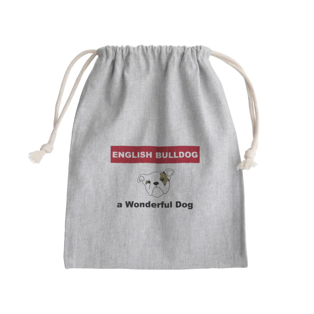 ナミノコ雑貨店のWonderful englishbulldog Mini Drawstring Bag