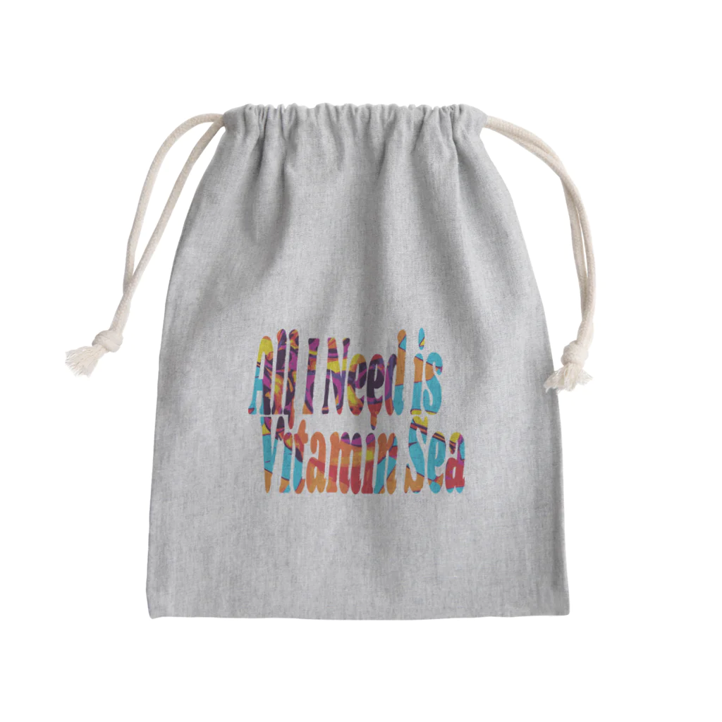 ぷんすこ(♂)のAll I Need is Vitamin Sea Mini Drawstring Bag