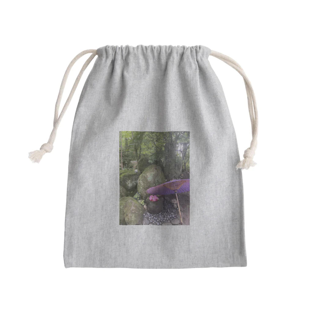 chan kumiの和風パワースポットshrine Mini Drawstring Bag