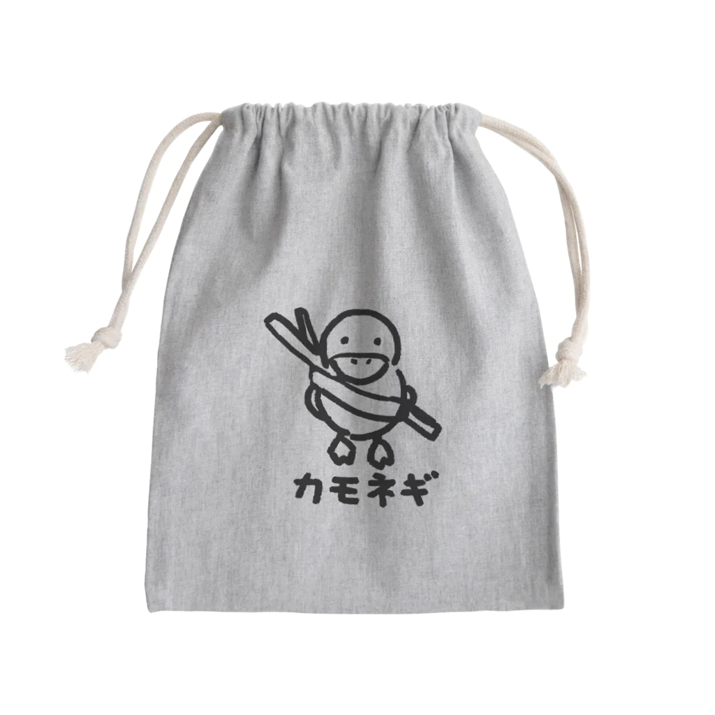 chicodeza by suzuriのただのカモネギ Mini Drawstring Bag