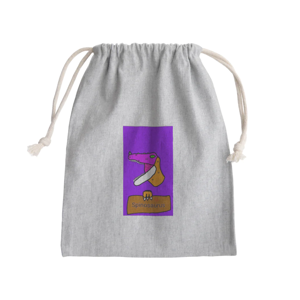 ʚ🦄ɞみつり🌈𝑆𝑂𝐷𝐴𝑆𝐻𝐼𓃗のスピノくん(恐竜) Mini Drawstring Bag