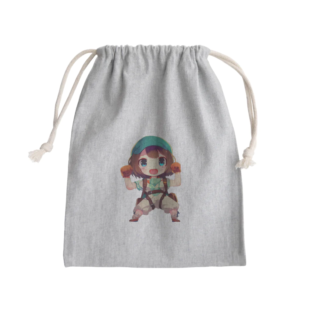 スバルSUZURI店のクライム Mini Drawstring Bag