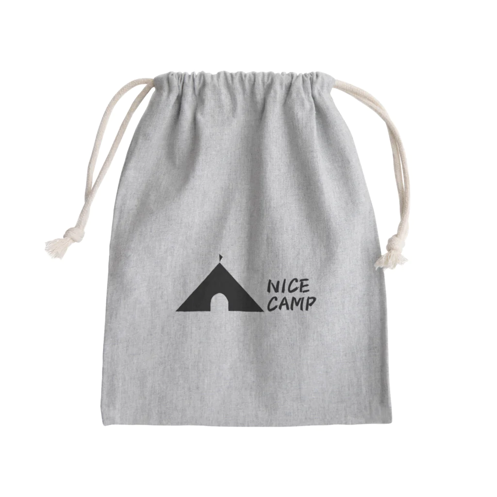 CAMPしようのNICE CAMP 三角テント Mini Drawstring Bag