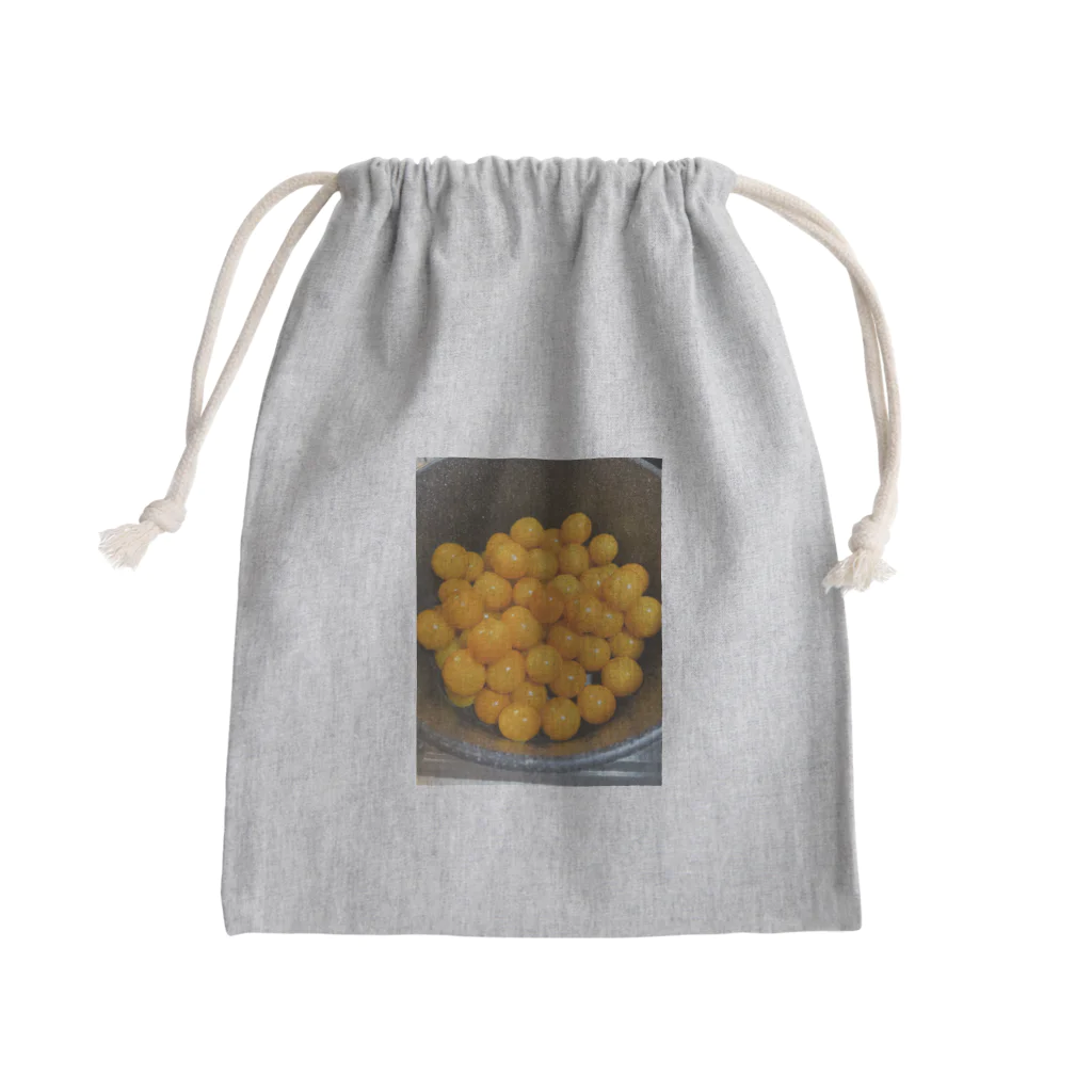 らぴろぱのらぴろぱ　金柑の甘煮 Mini Drawstring Bag