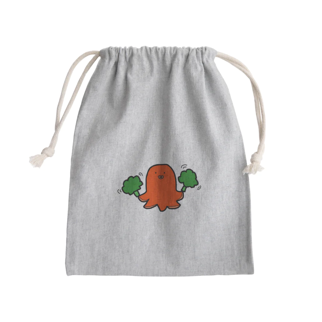 なでしこ@デザインの応援してくれるタコさんウィンナー Mini Drawstring Bag