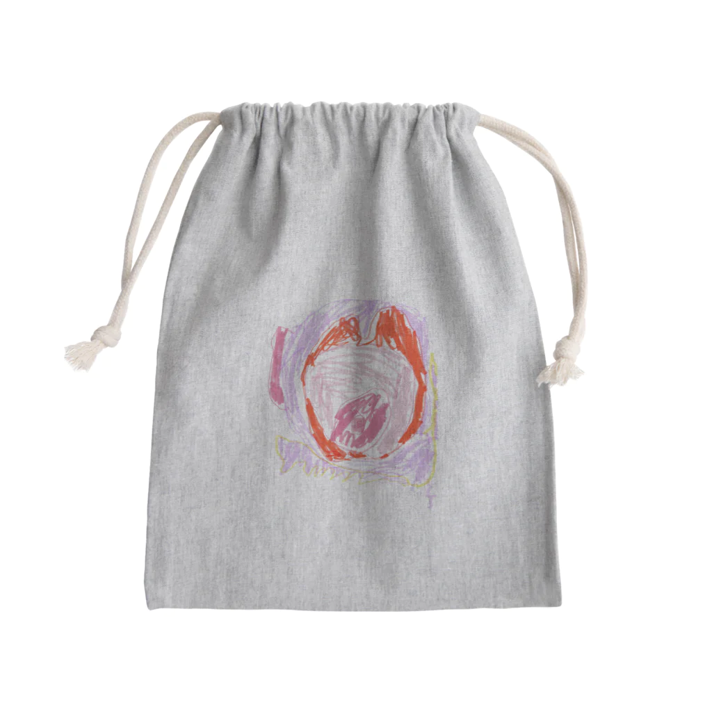 happa-kkの燃えるハート Mini Drawstring Bag