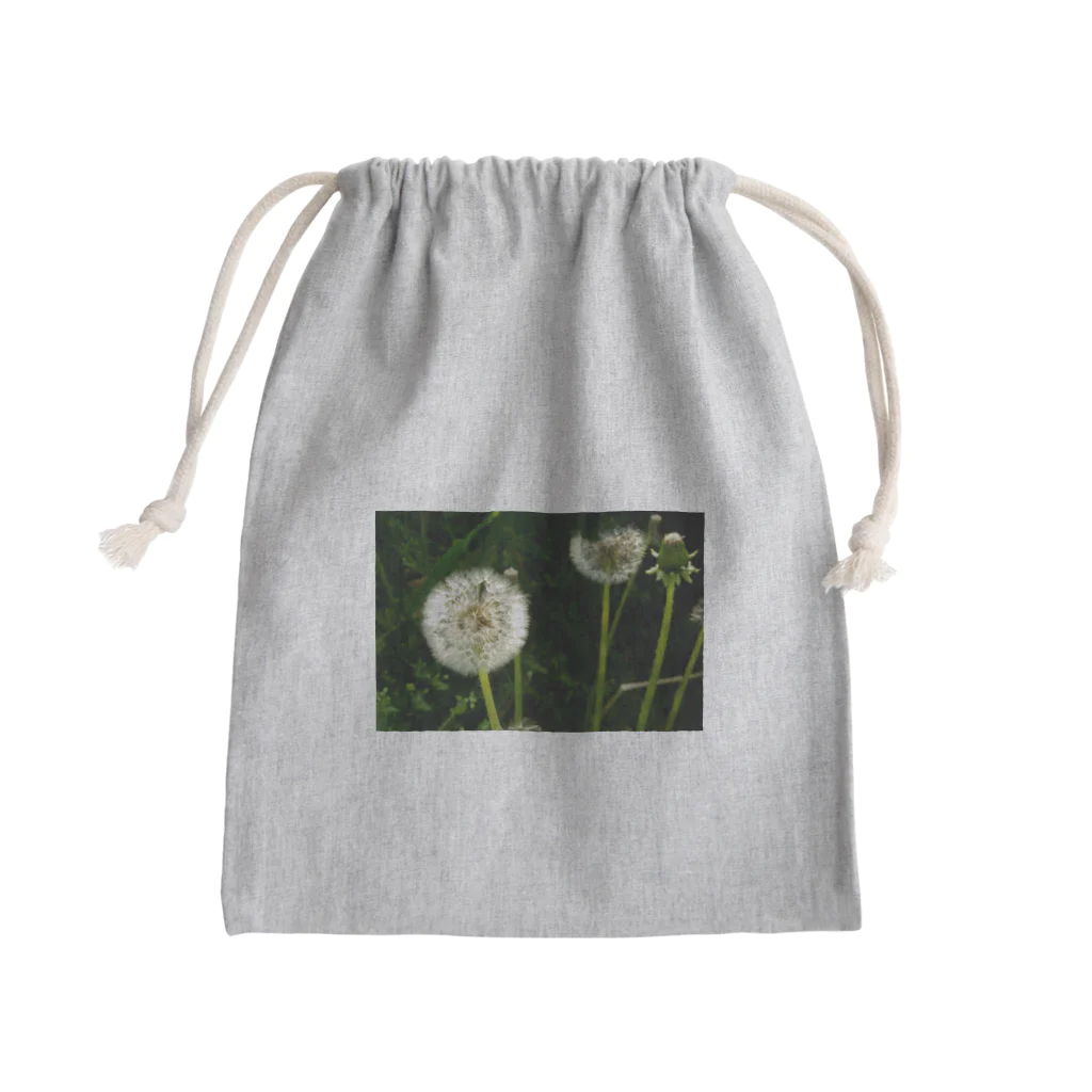 zzmatsudaのひっそりと咲くたんぽぽの風景 Mini Drawstring Bag