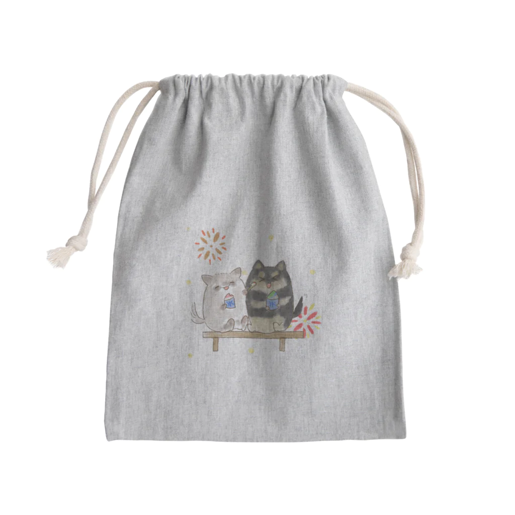 せとのお店屋さんの【斗希ちゃん&明日希ちゃん】 Mini Drawstring Bag