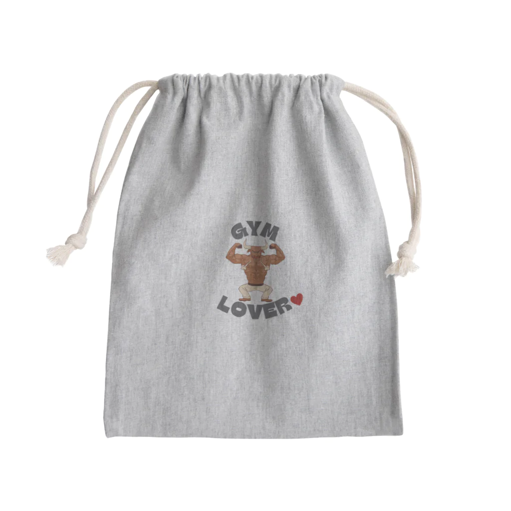 Sky00のジム大好きくん Mini Drawstring Bag