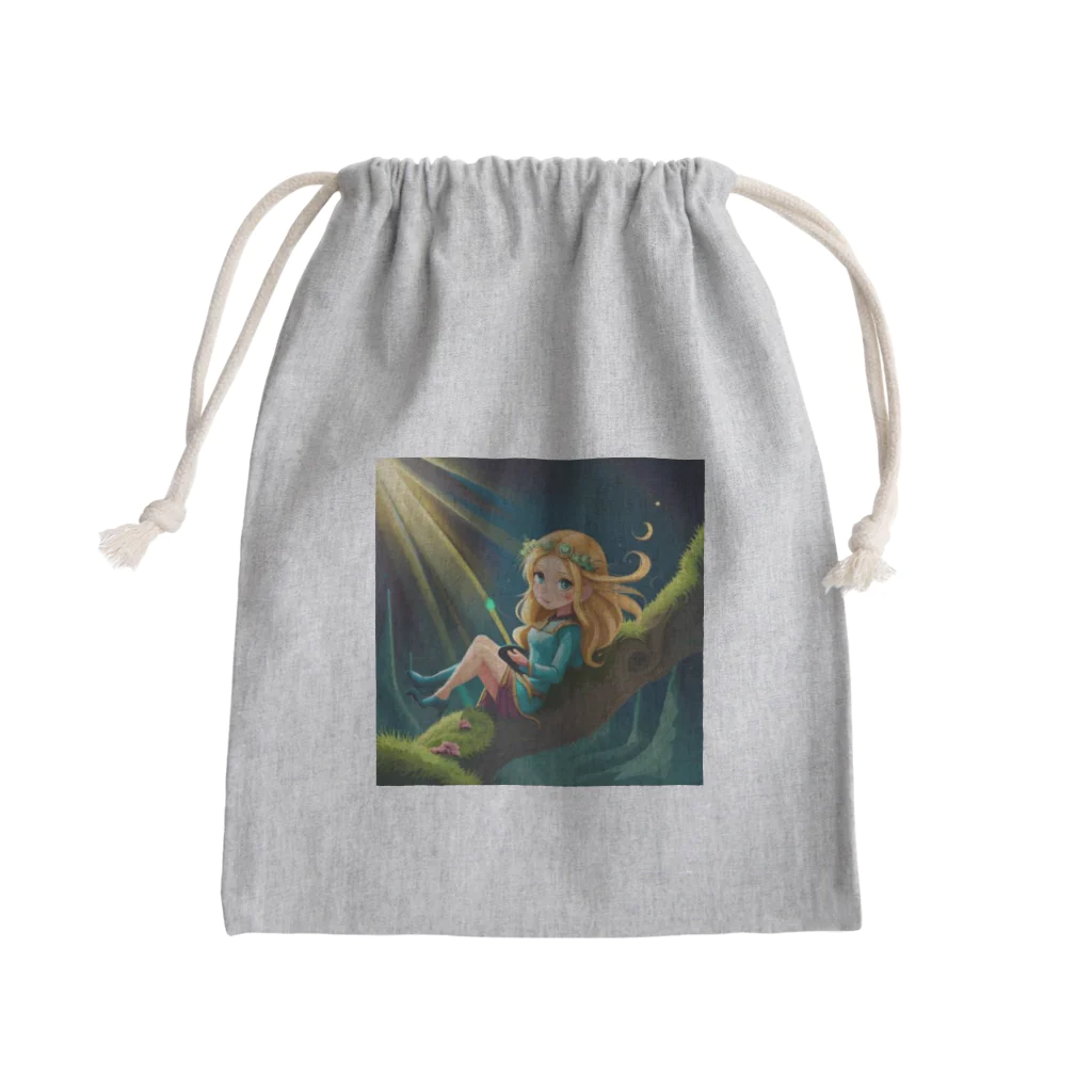 アリスの宝箱の可愛いフェアリー Mini Drawstring Bag