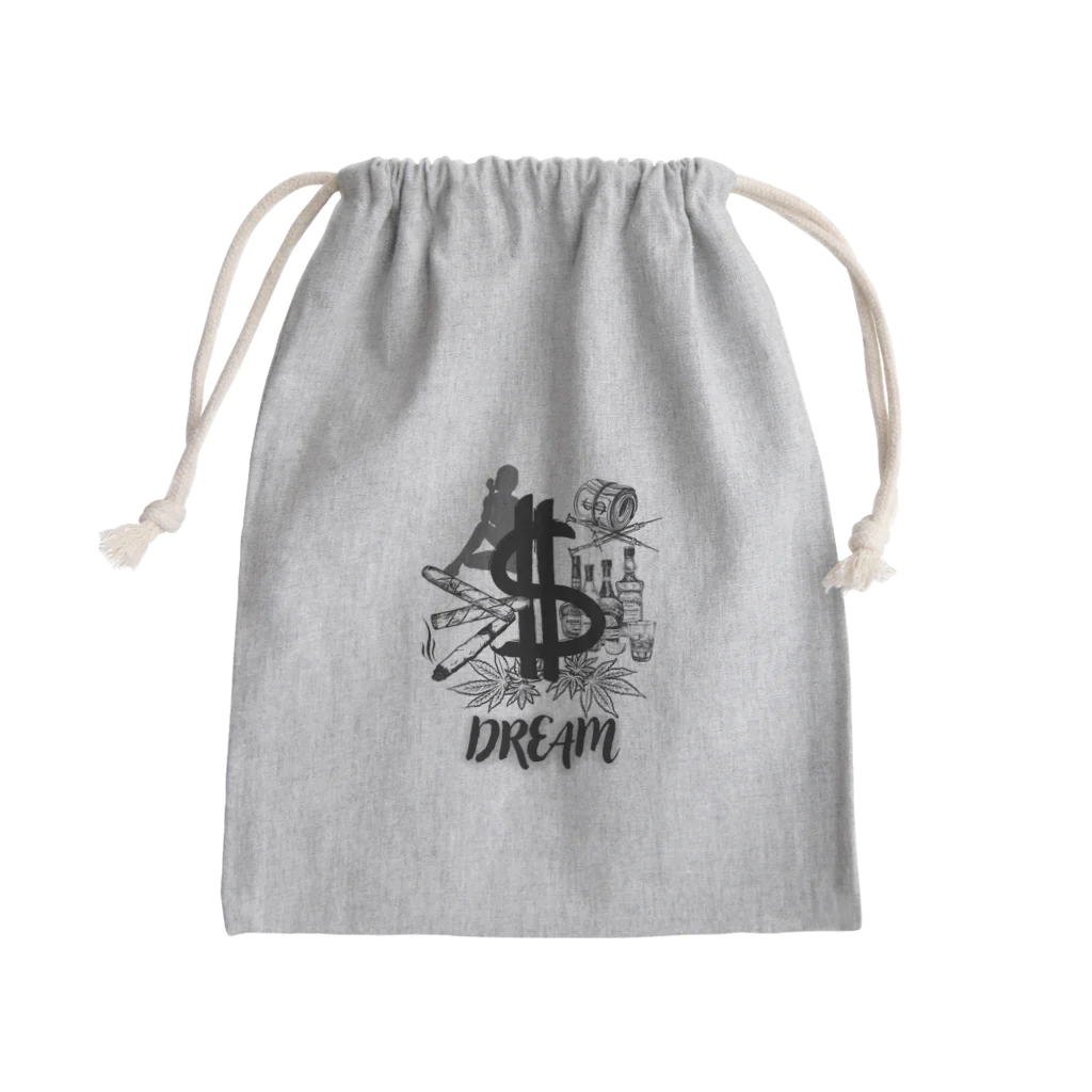 m4のアメリカンドリーム Mini Drawstring Bag