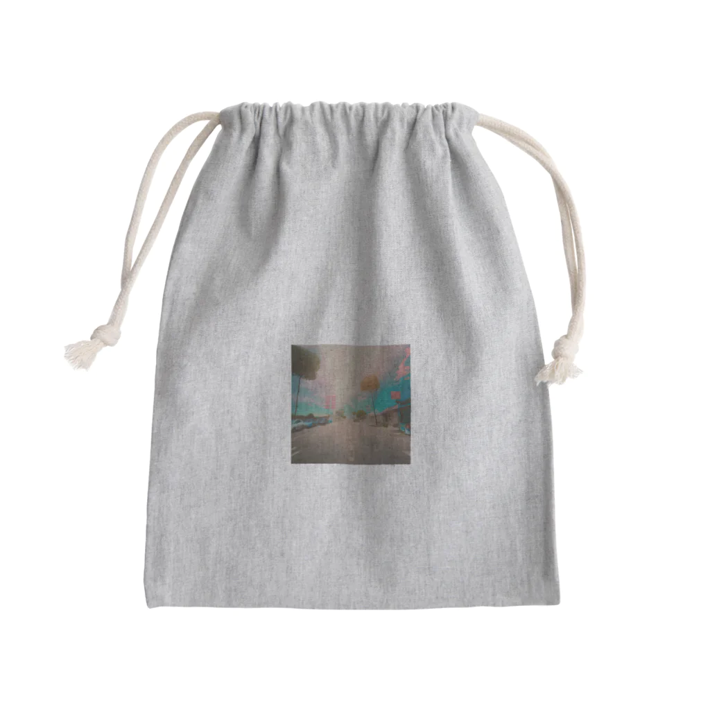 aoi yuiの夏の空色 Mini Drawstring Bag