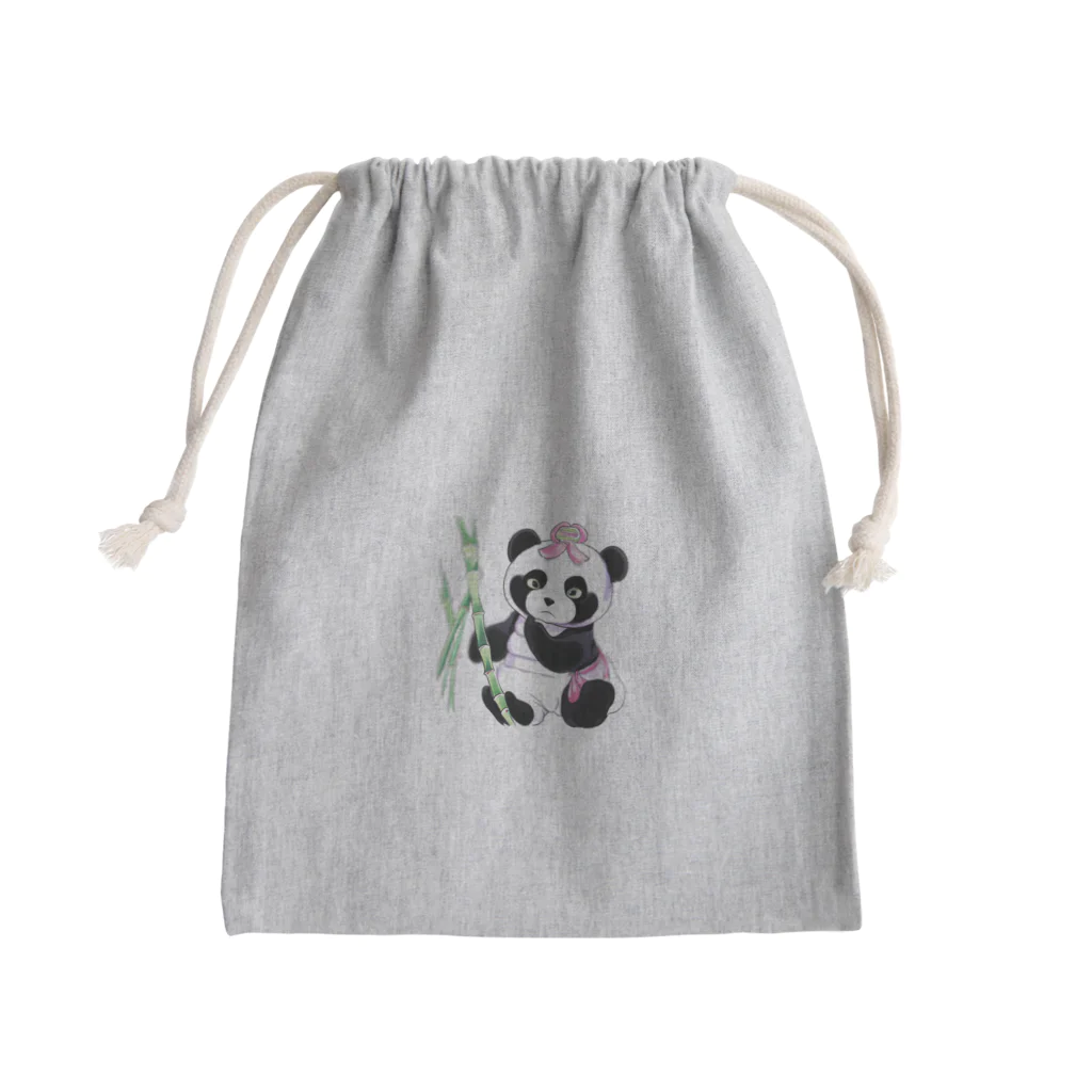 KaSumi's shopのかぐやパンダ姫 Mini Drawstring Bag