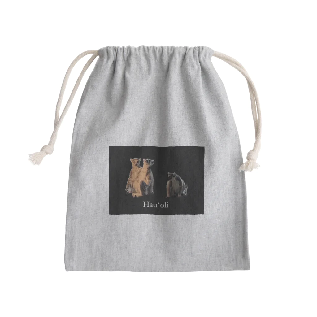 hphpの名前が不明なお猿さん Mini Drawstring Bag