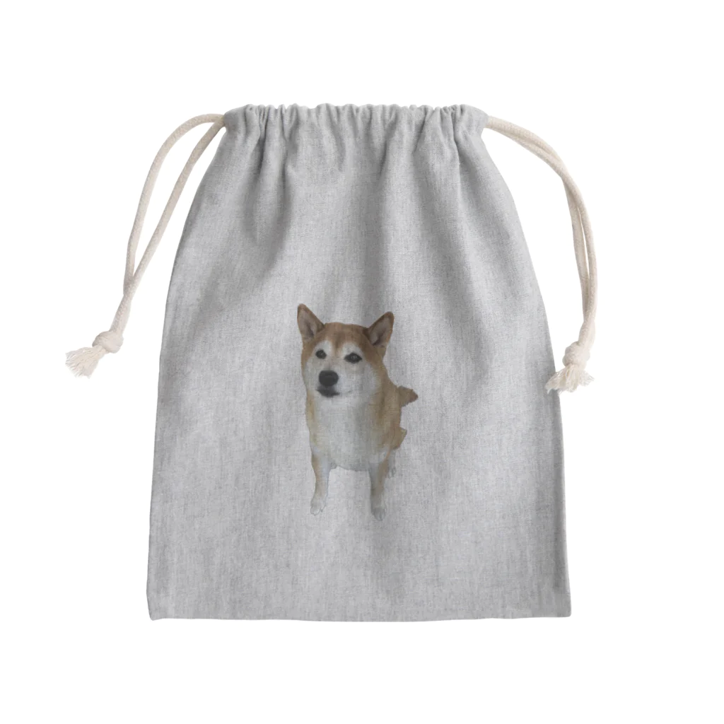 柴犬たろうのうるうるおめ目な柴犬 Mini Drawstring Bag