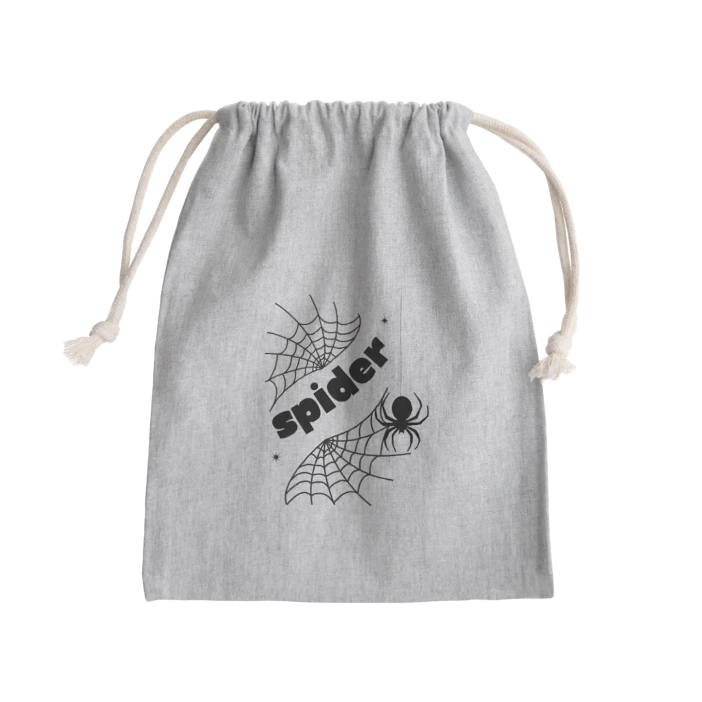 m4のスパイダー Mini Drawstring Bag