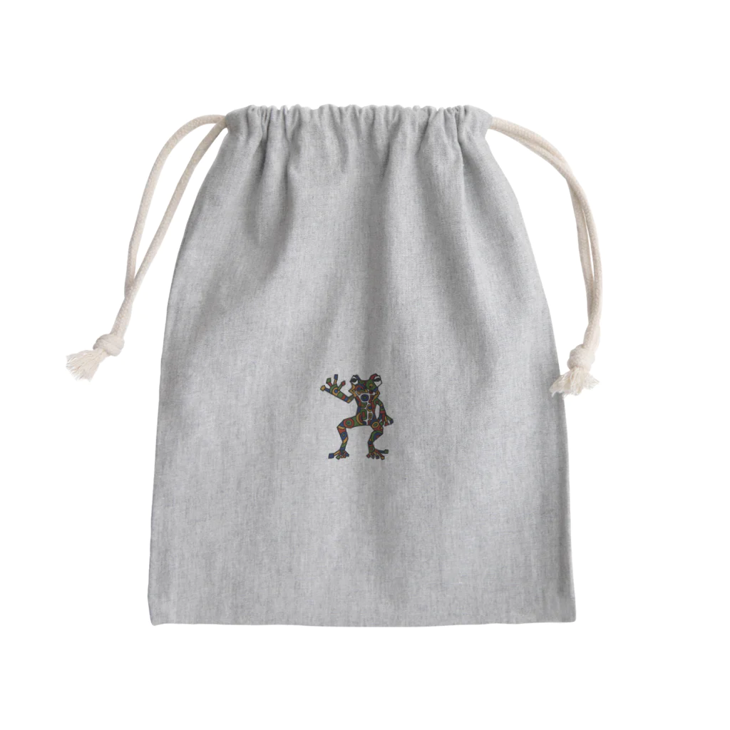 Weak-manの蛙解剖図 Mini Drawstring Bag