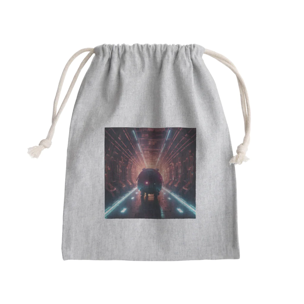 anc90のI'm a robot.20230906 Mini Drawstring Bag