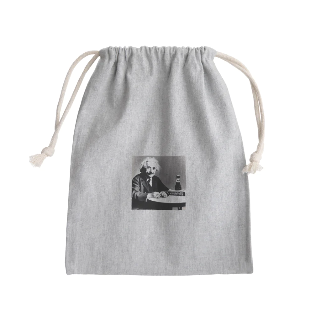 Y_TY_Tのアインシュタインとコカ・コーラ Mini Drawstring Bag