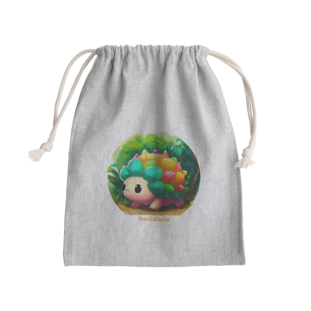 HariShainのHariShain - ハリネズミとカメのハイブリッド Mini Drawstring Bag