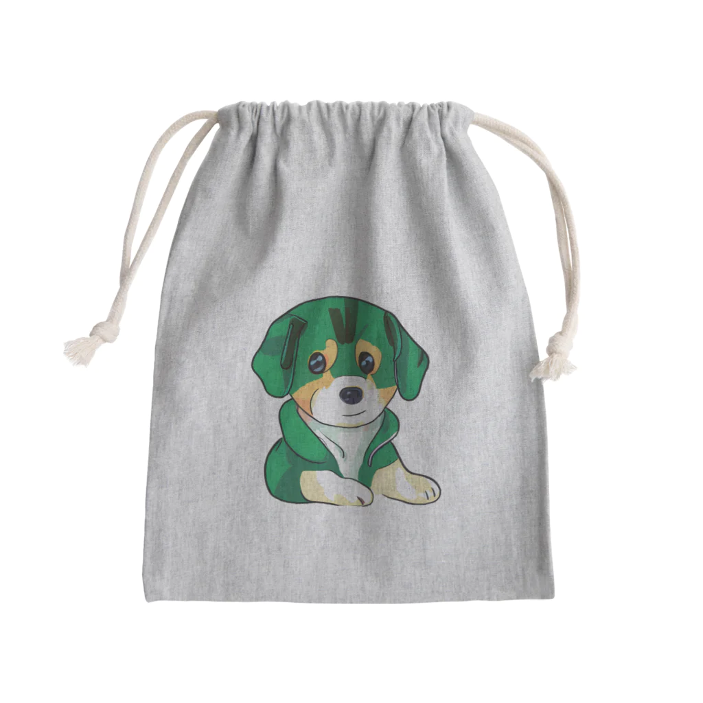 kappaのかわいい子犬 Mini Drawstring Bag