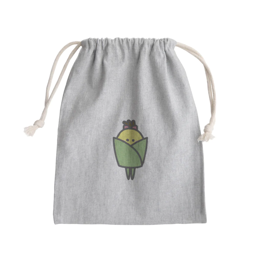 日本とうもろこし協会のもろこ Mini Drawstring Bag