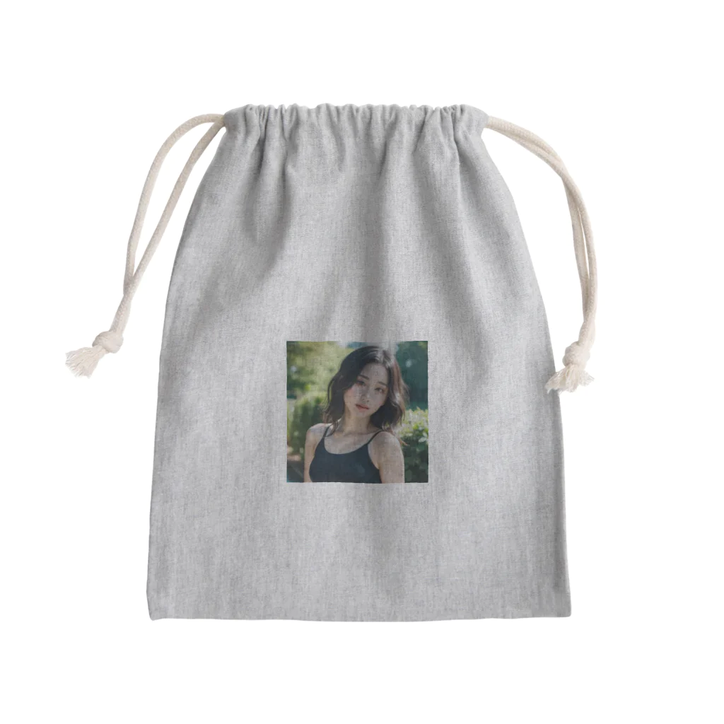 AI美女（appurin）公式グッズの斎藤綾華 Mini Drawstring Bag