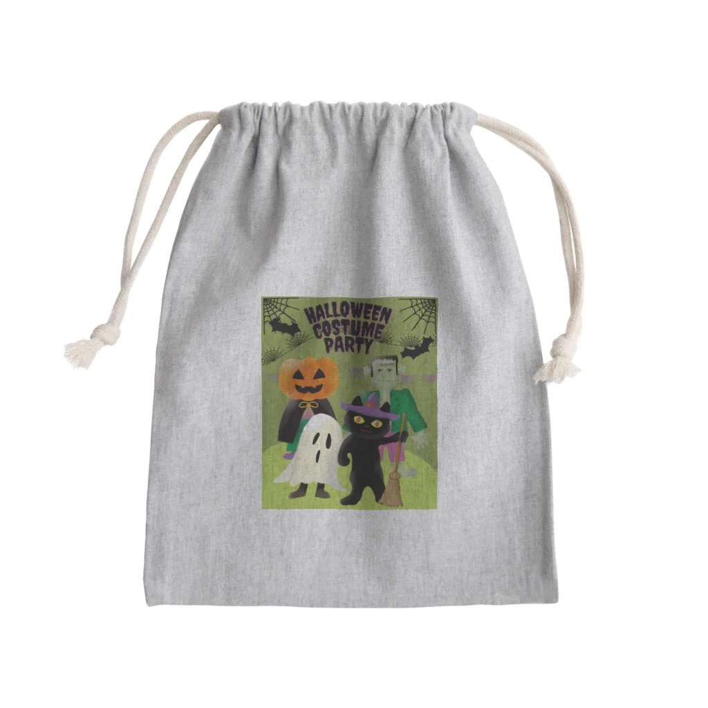 satoharuのハロウィンの仮装パーティー Mini Drawstring Bag