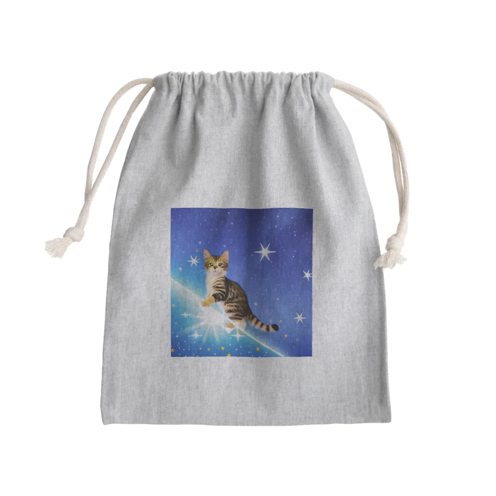 ふあもこキャットランドのステラキャットチェイサー Mini Drawstring Bag