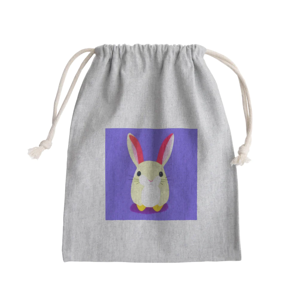 takuの穏やかな宝物のふわふわのしあわせ Mini Drawstring Bag