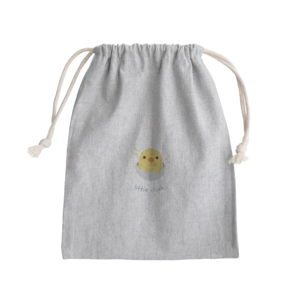 愉快な仲間たちのLittle Chick Mini Drawstring Bag